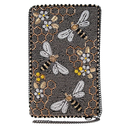 Mary Frances Accessories - Bee Awesome Crossbody Phone Bag