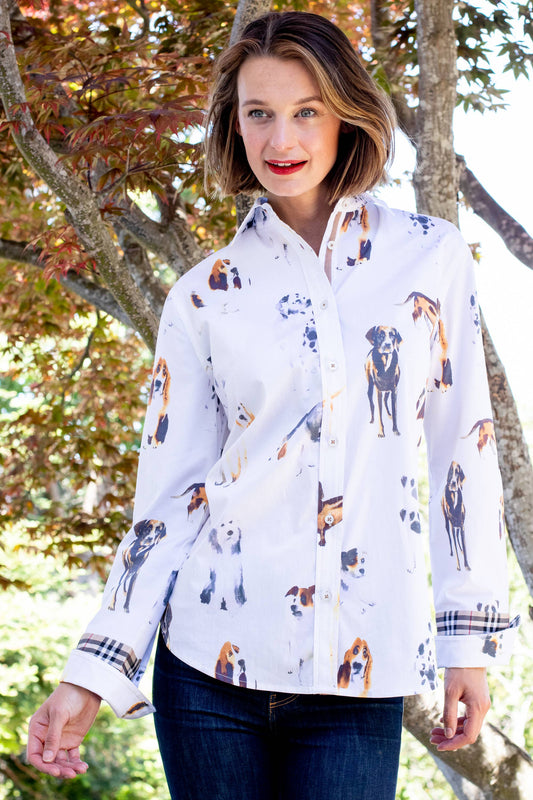 Dizzy-Lizzie - Rome Shirt With Pooches! | 402-F4000