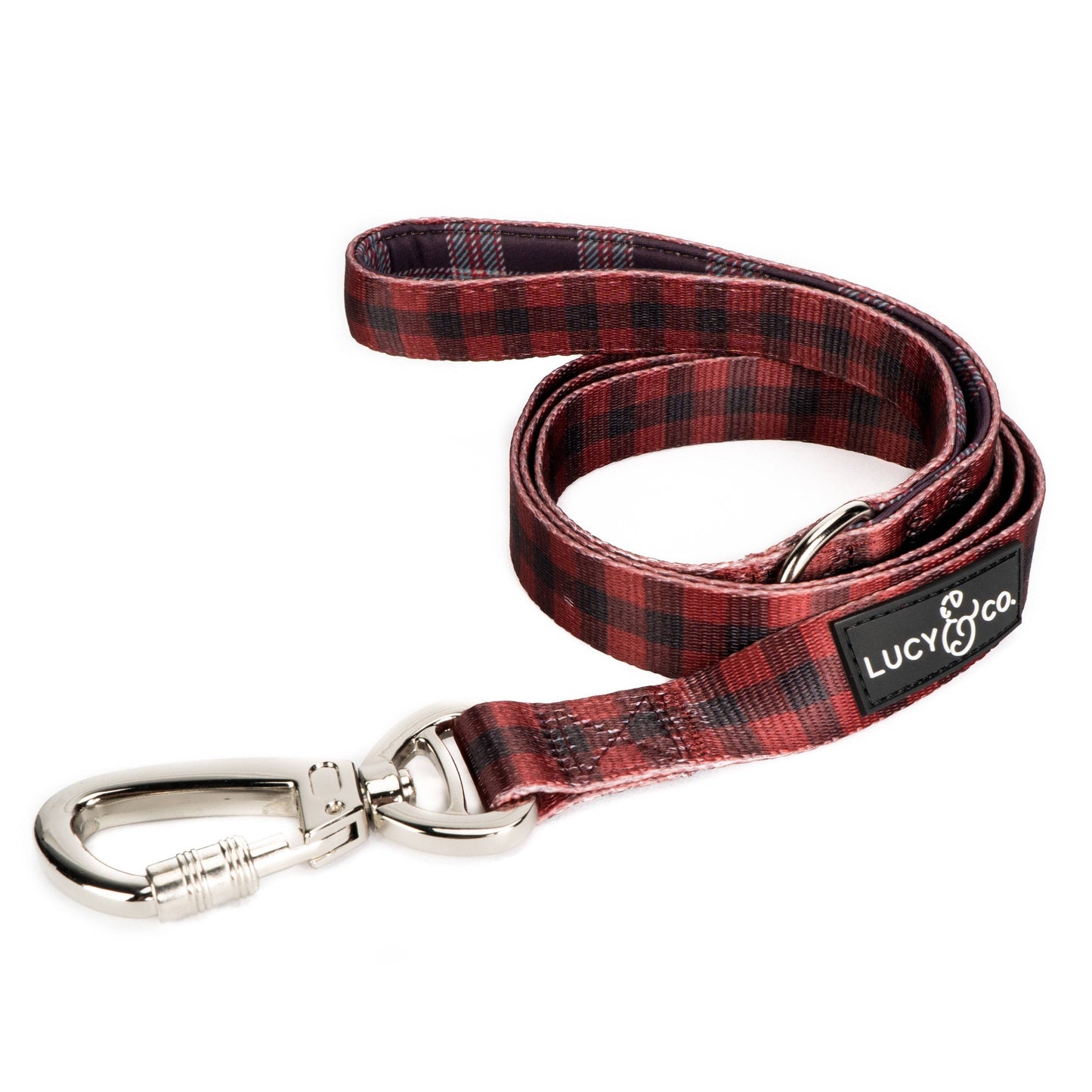 Lucy & Co. - The Holly Jolly Plaid Leash