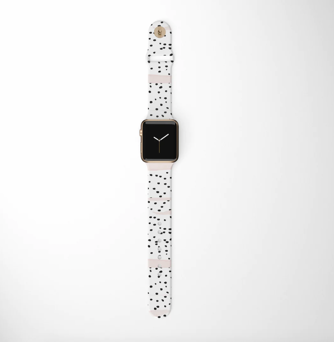 Pink Dalmatian Apple Watch Strap - by Coconut Lane: 42/43/44mm